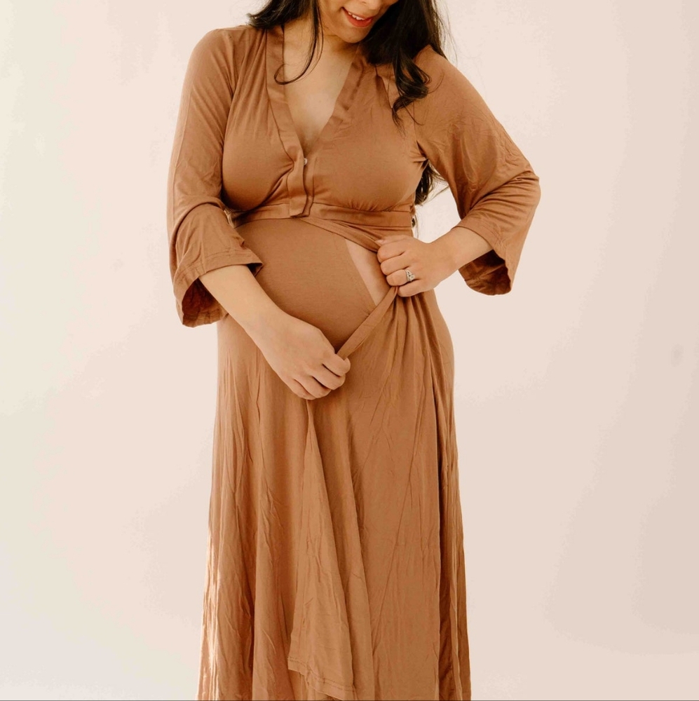 Lila Maternity Labor Postpartum Hospital Gown